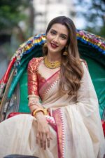 আড়ং কোয়ালিটি পিওর কটন [রানিং ব্লাউজ পিস সহ] C2025-S27