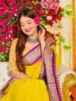 আড়ং কোয়ালিটি পিওর কটন [রানিং ব্লাউজ পিস সহ] C2025-S22